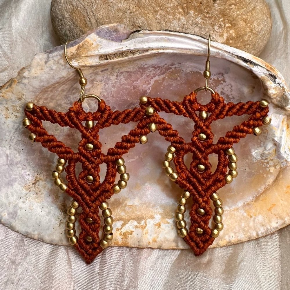 Tribal Coloured Earrings - 6 pairs - Picture 3 of 7